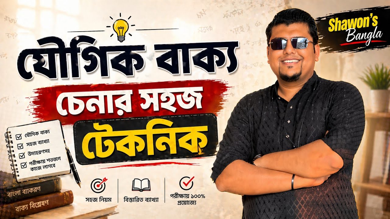 যৌগিক বাক্য চেনার সহজ টেকনিক | বাংলা ব্যাকরণ | F. M. Shariyer Firoz