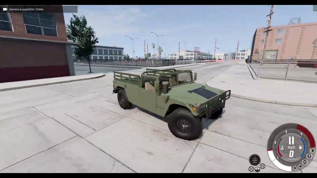 BeamNG.Drive Gunner Patroit hummer h1