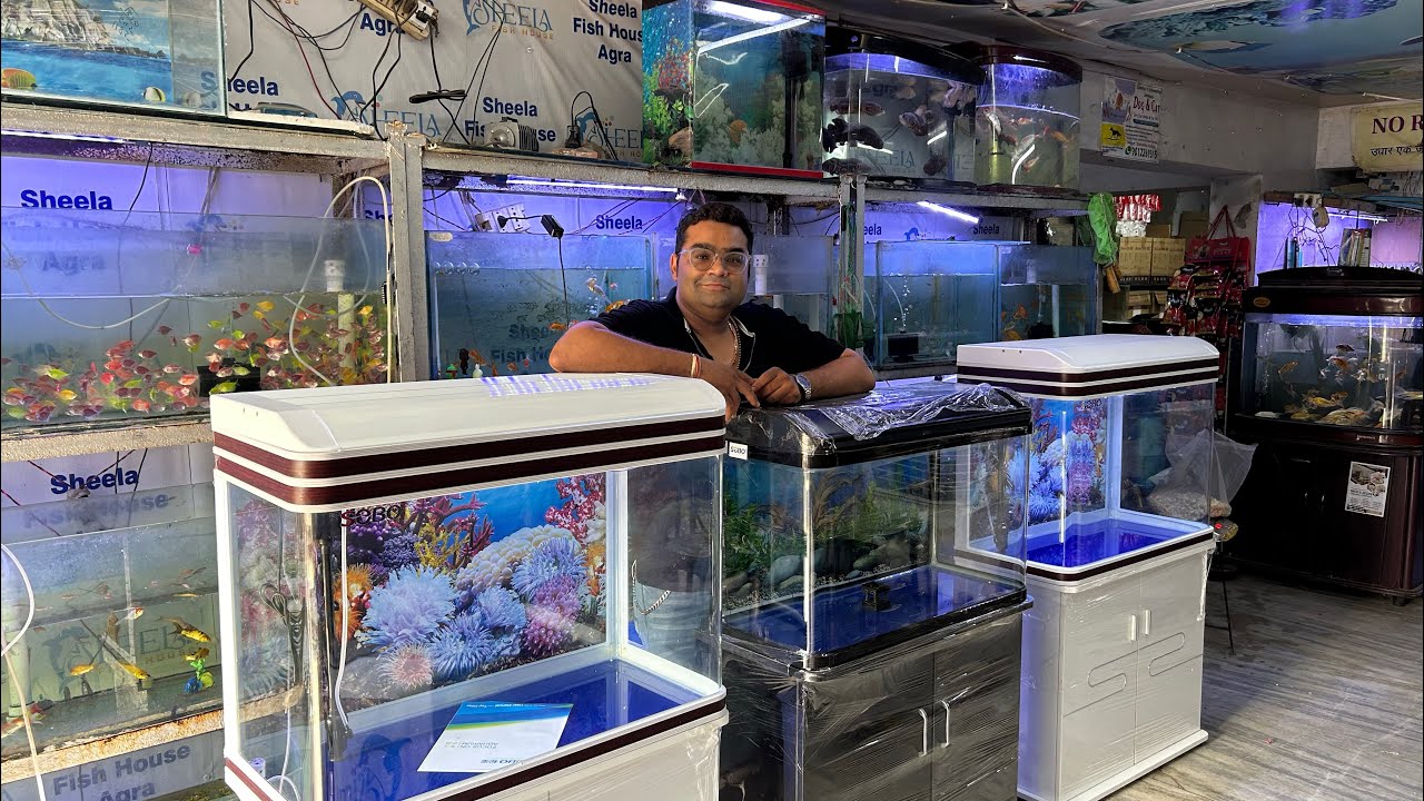 Unboxing Sobo 2.5 ft Fish Aquarium @Sheela Fish House Agra