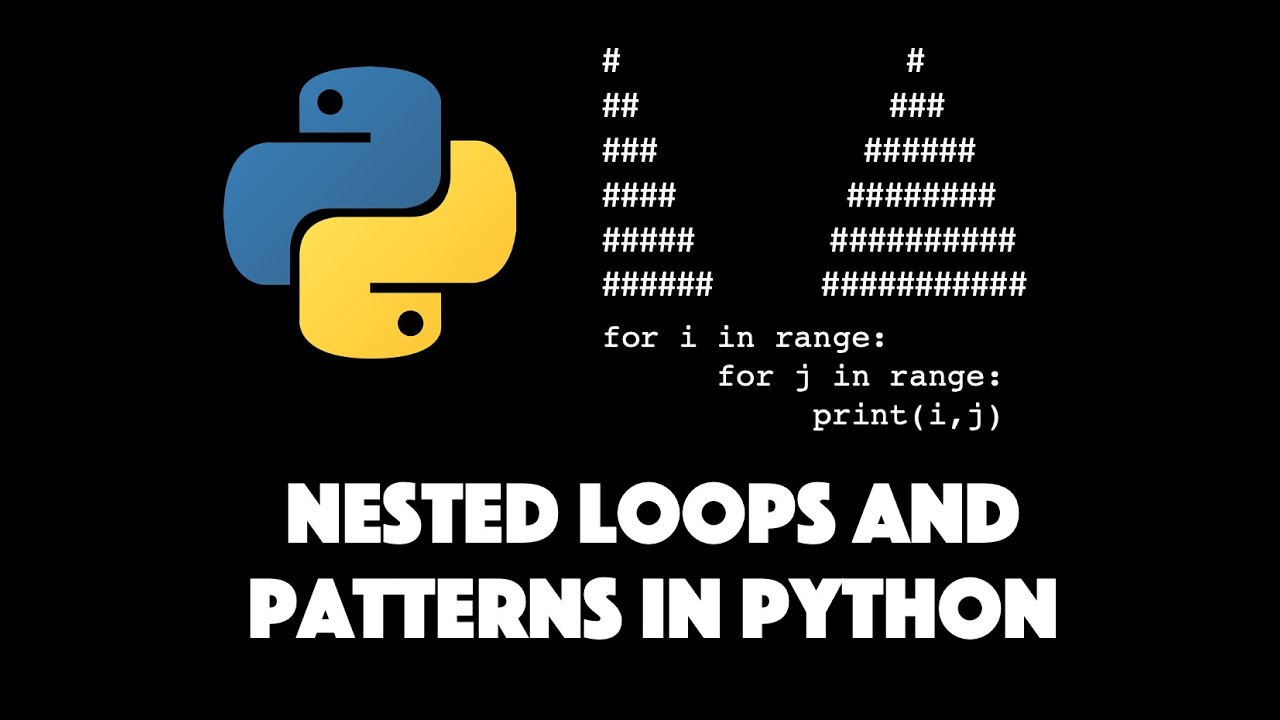 Вложенные циклы и шаблоны в Python