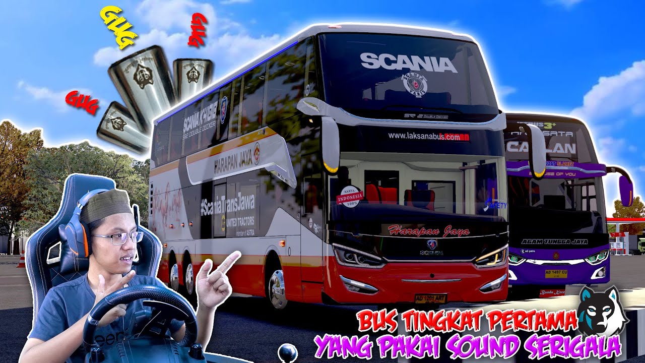 Bus Tingkat Pertama yang Pakai Sound Serigala 😱 Harapan jaya XDD