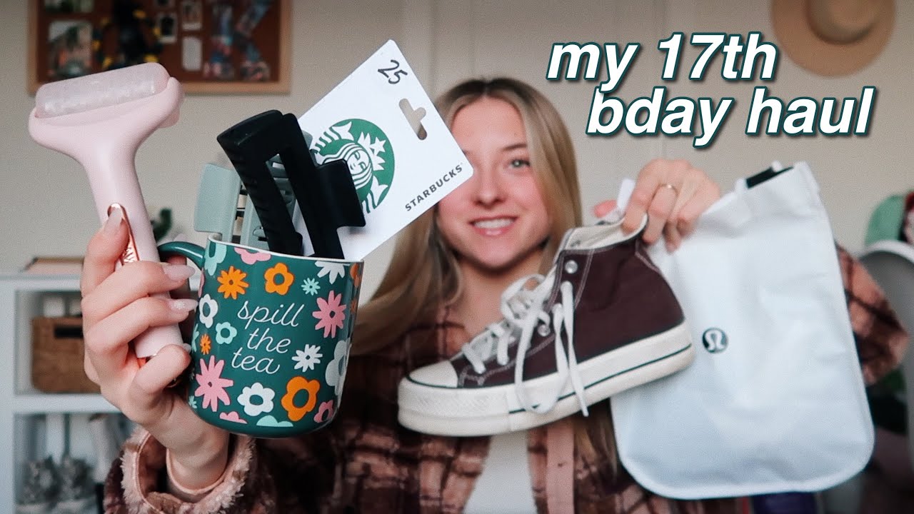 VLOGMAS DAY 19 | what I got for my 17th birthday!!