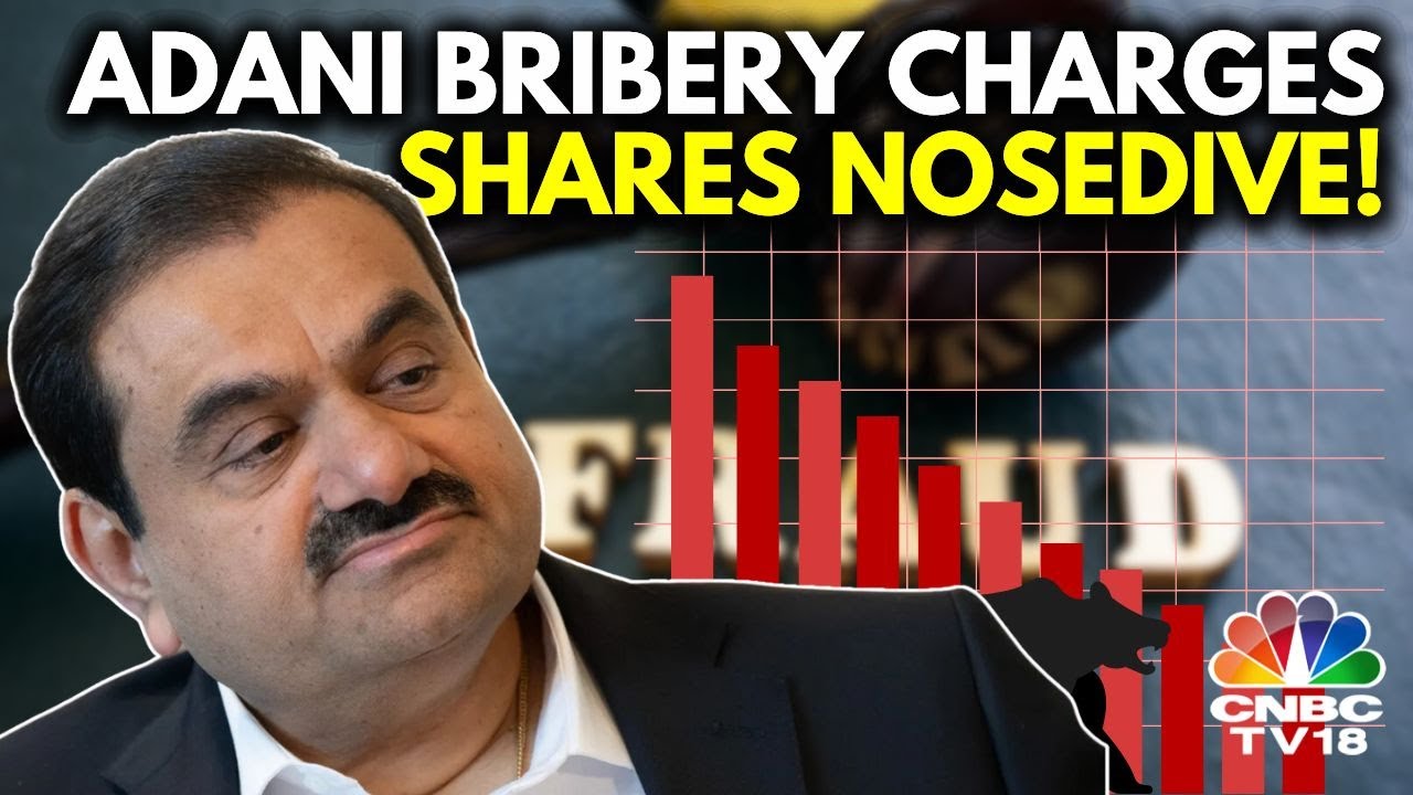 Adani Bribery & Fraud Allegations: Adani Group Shares See Sharp Fall | Adani Group | N18V