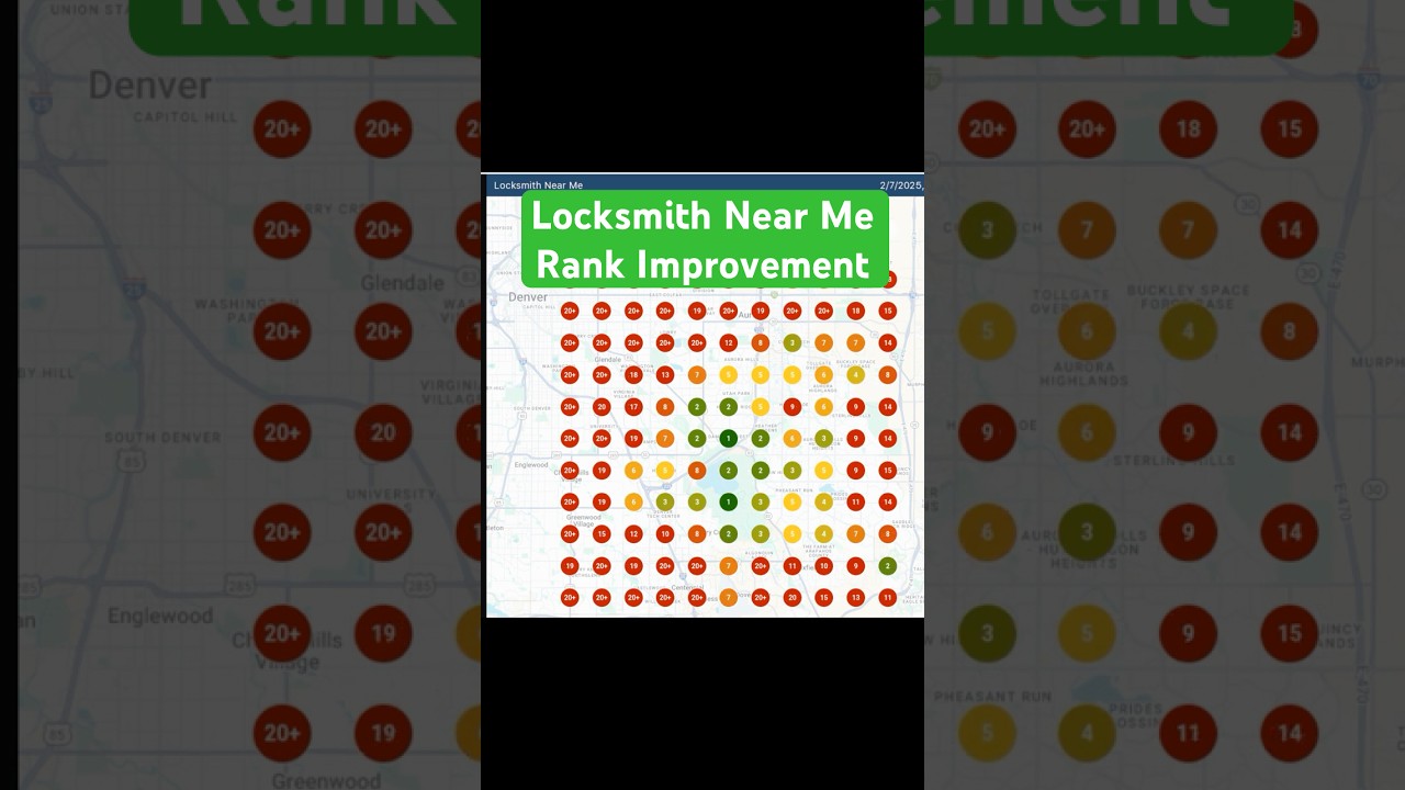 Locksmith Near Me Map Flip - #LocalSEOCaseStudy