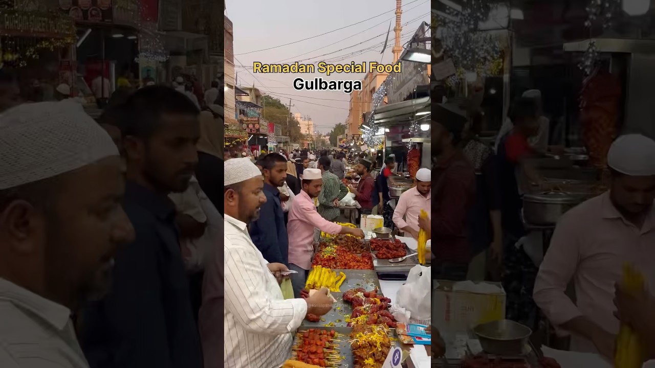Gulbarga Muslim Chowk in Ramadan 🤩 #sohailvlogs #gulbarga #ramadanseries #explore #food #ramadan