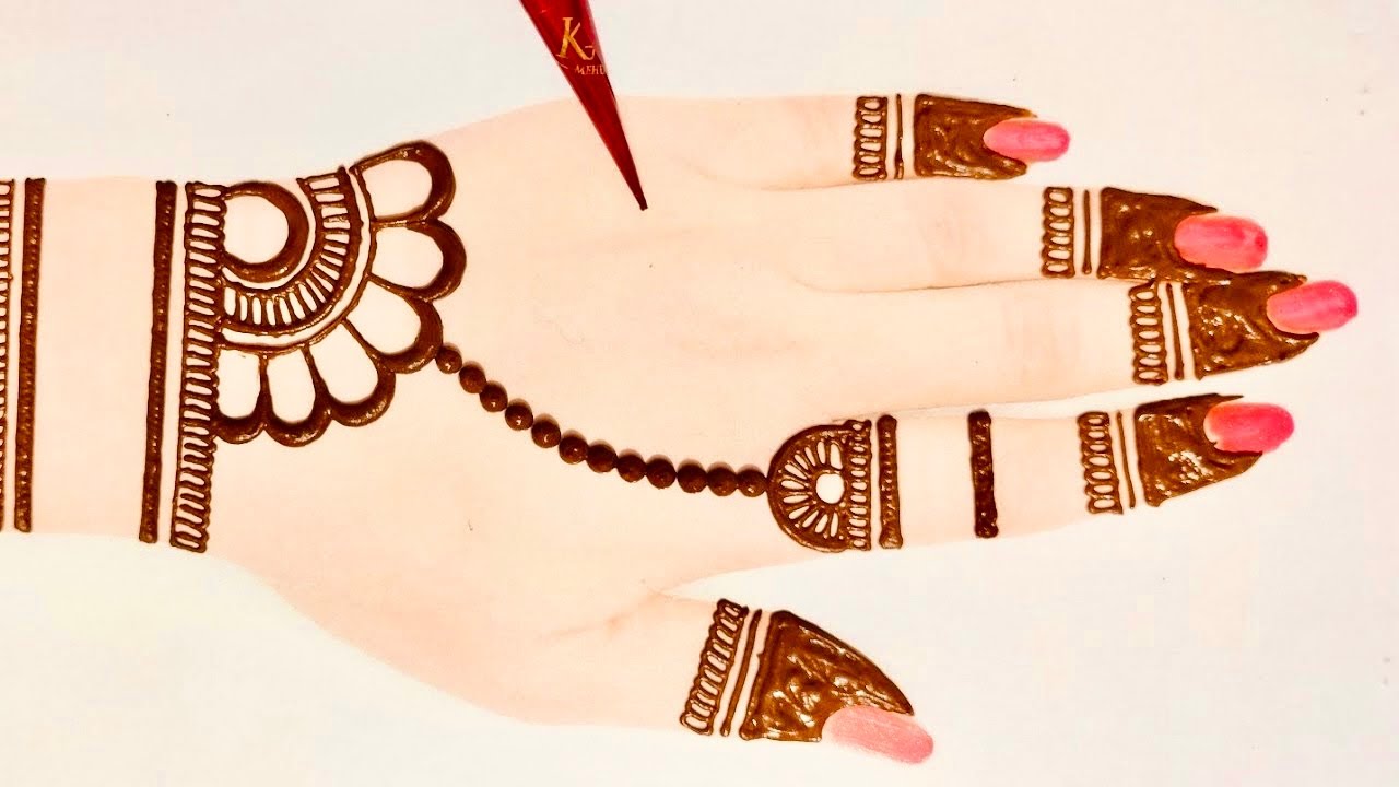Easy Mehandi designs for back Hand|| simple mehndi designs|| designer mehndi designs 