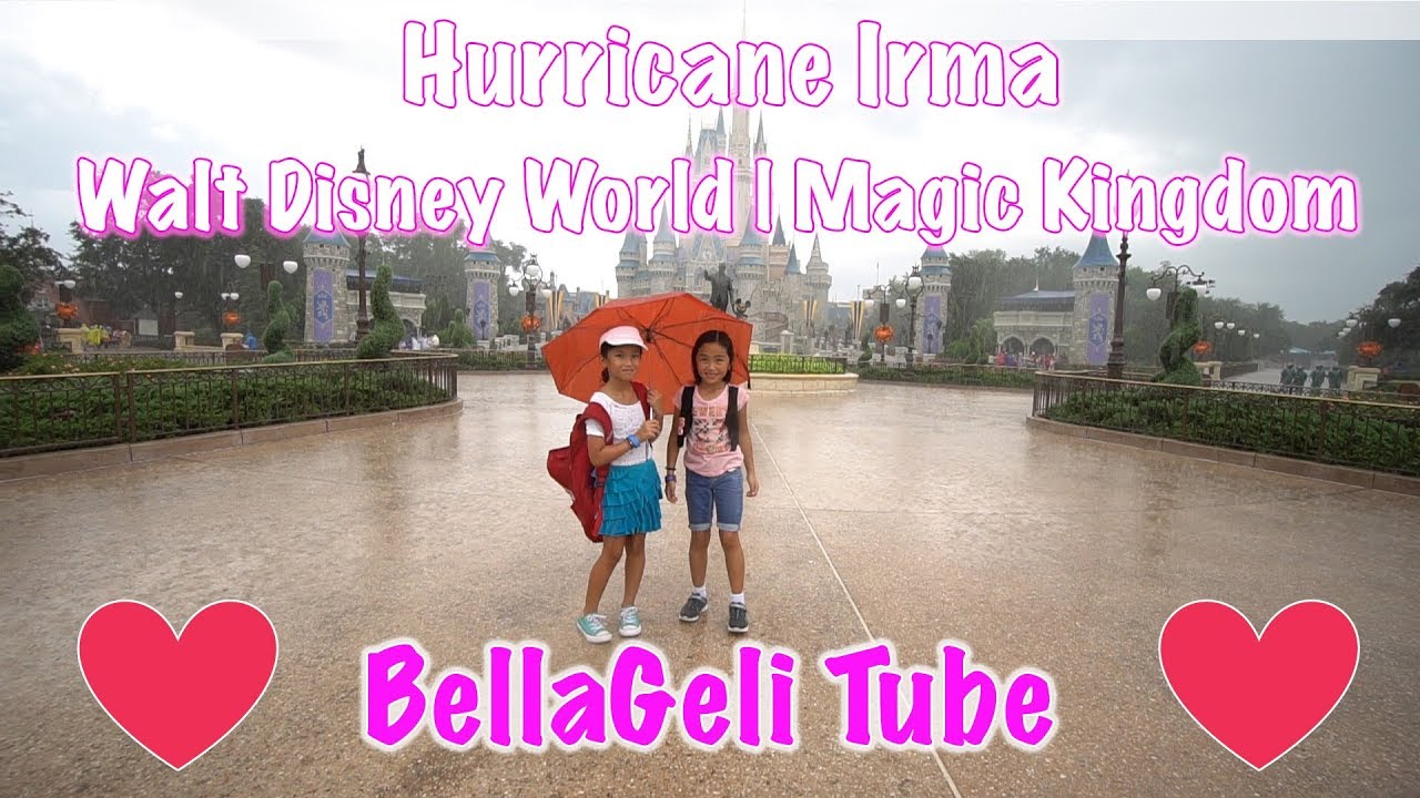 Disney World Closing | A Day Before Hurricane Irma | Magic Kingdom | BellaGeli Tube