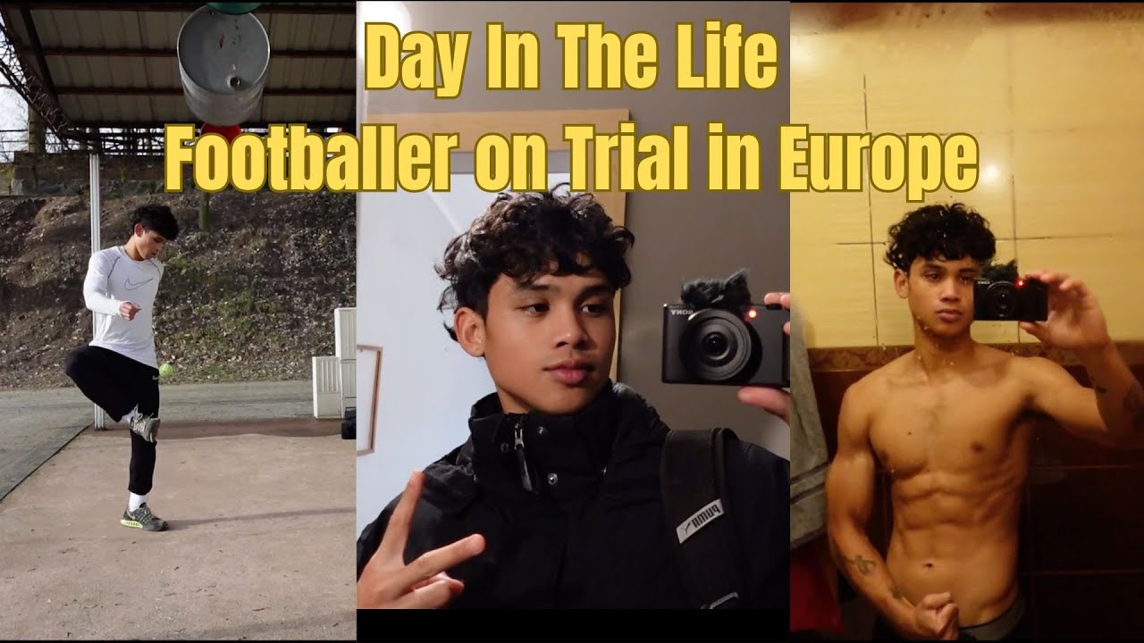 DAY IN THE LIFE | Footballer on Trial in Europe