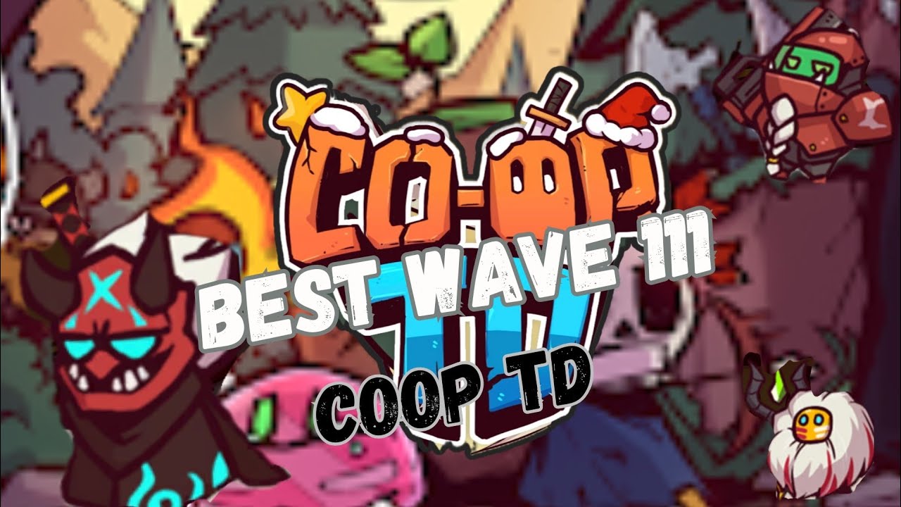 COOP TD! BEST WAVE 111 EASY!!! TOWER DEFENSE TUTORIAL