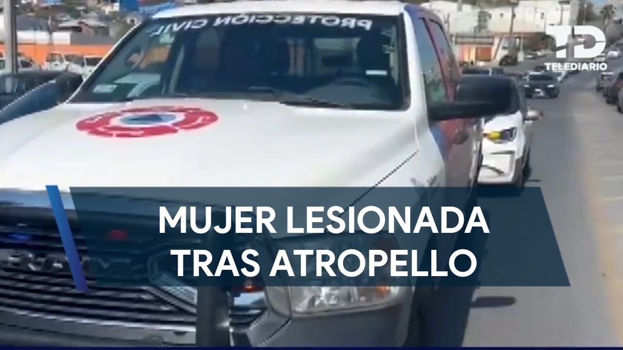 Mujer resulta lesionada tras atropellada en la avenida Alfonso Reyes en Monterrey