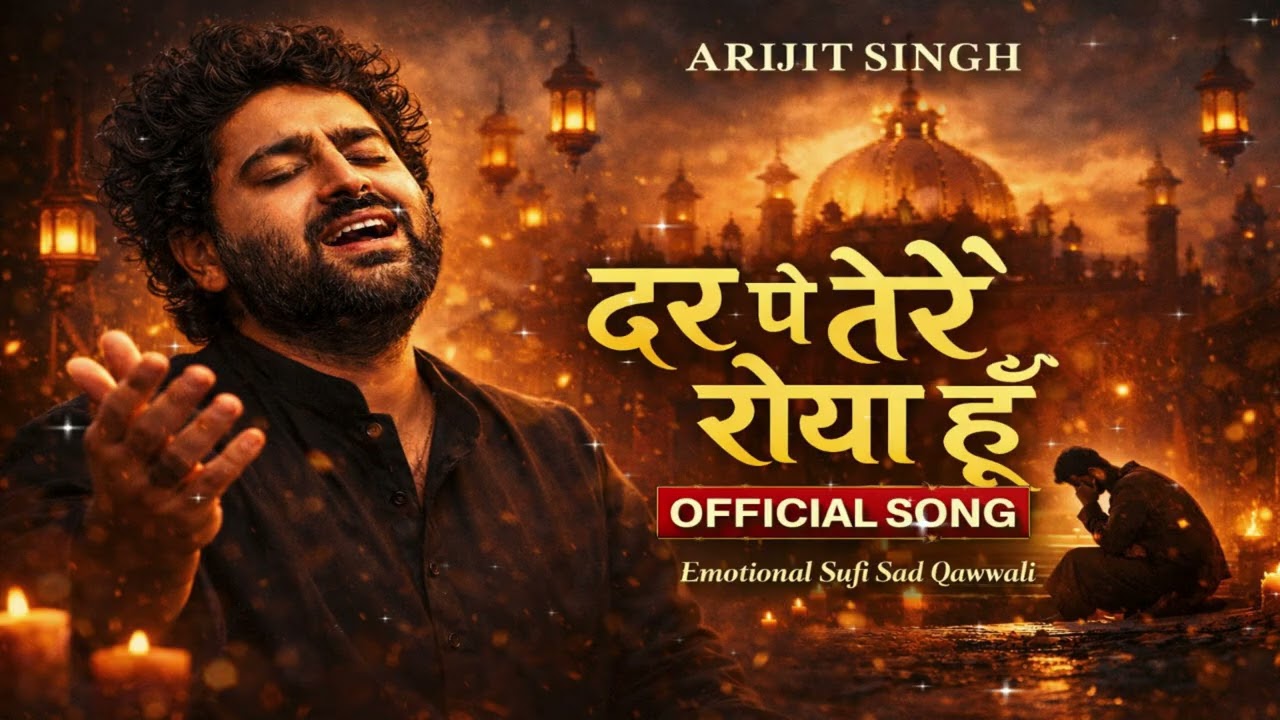 Daar Pe Tere Roya Hoon ( Official Song ) | Arijit Singh | Imotional Sufi Qawwali Song 