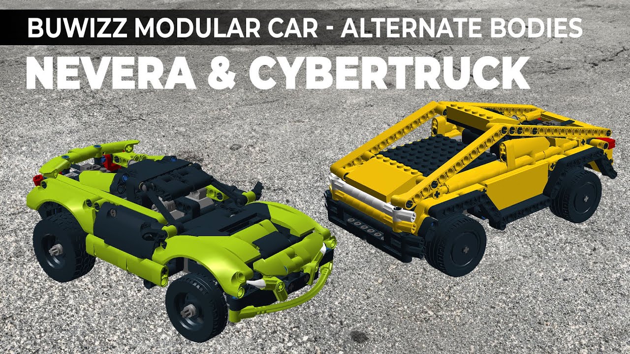 BuWizz Modular Car alternate bodies - Nevera & Cybertruck