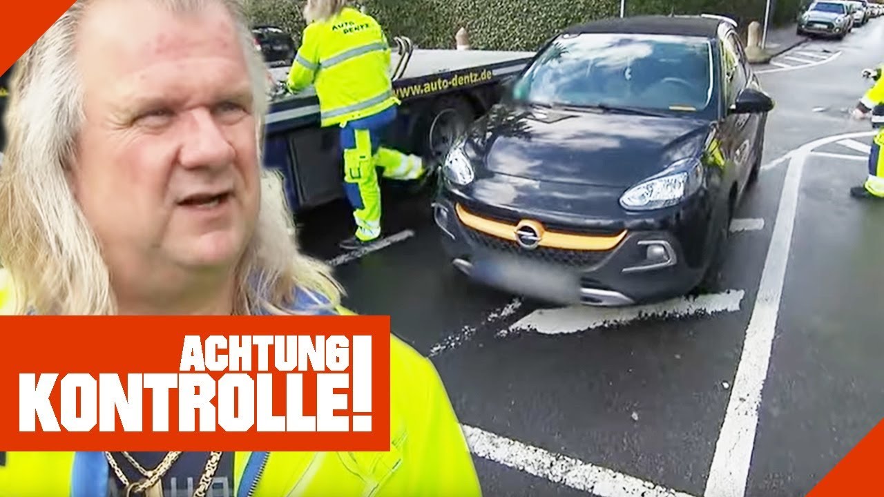 Parken auf Sperrfläche: Abschleppdienst Dentz on Tour! | Achtung Kontrolle | Kabel Eins