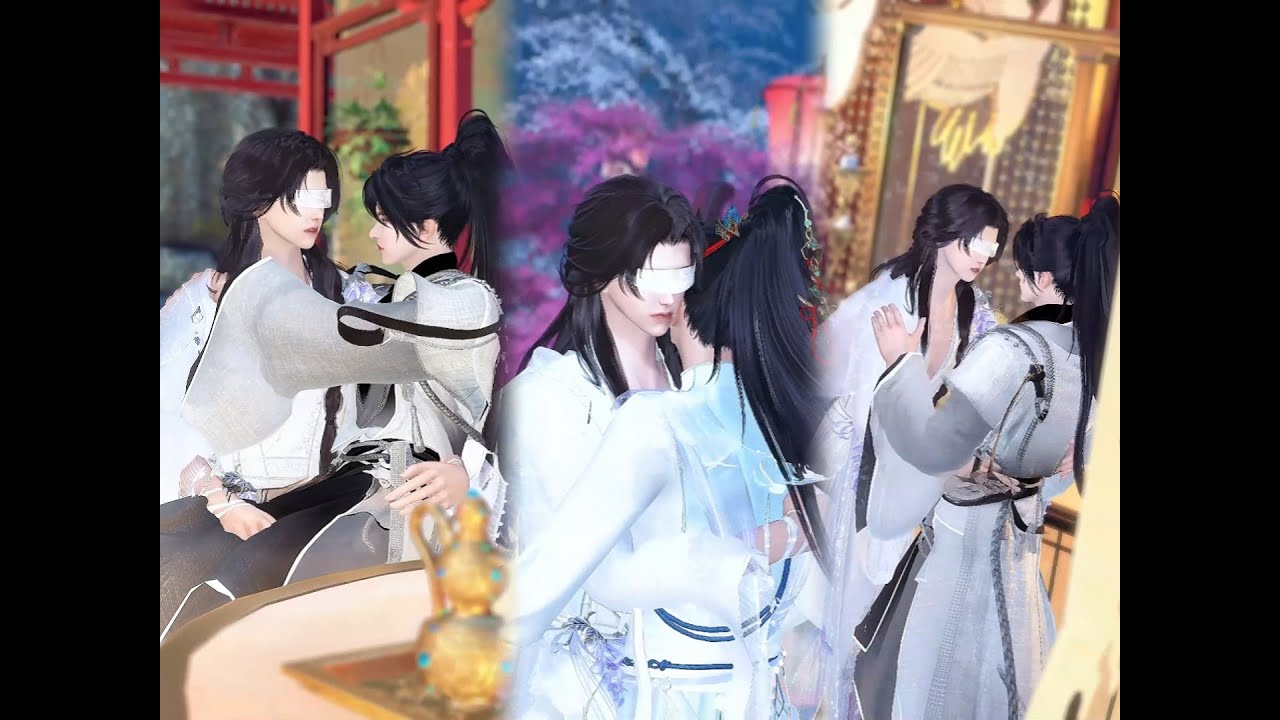 【BL Playlet】我一个男子被瞎子绑着成亲了#fyp  #anime  #drama #BL #古风 #双男主 #剧情   #短剧  #甜宠