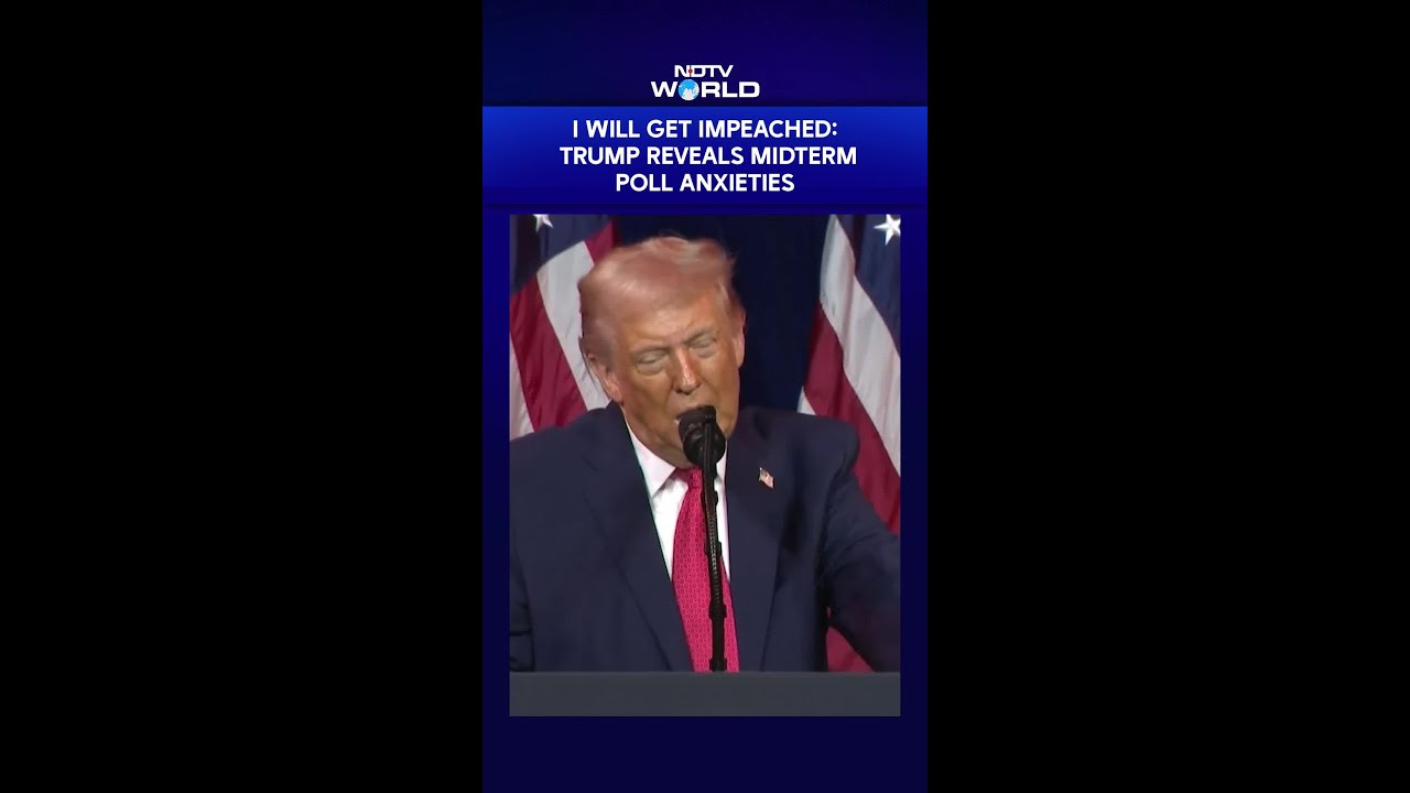 Trump News Today | I Will Be Impeached If Republicans Don't Win 2026 Midterms: Donald Trump