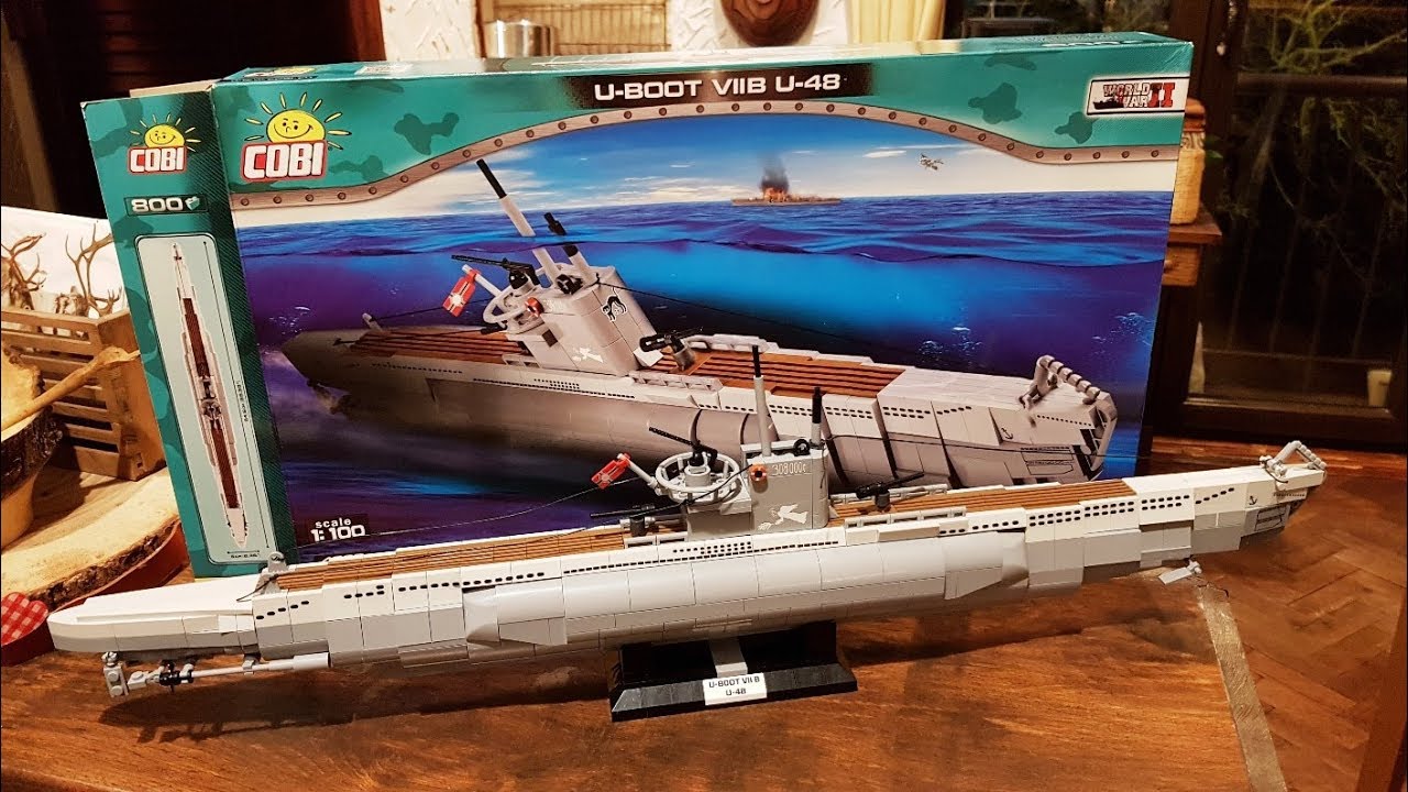 COBI Building Blocks U-Boot VIIB U-48 Submarine TIMELAPSE