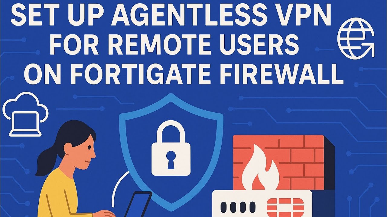 🔒 How to Set Up Agentless VPN Portal on FortiGate Firewall for Remote Users