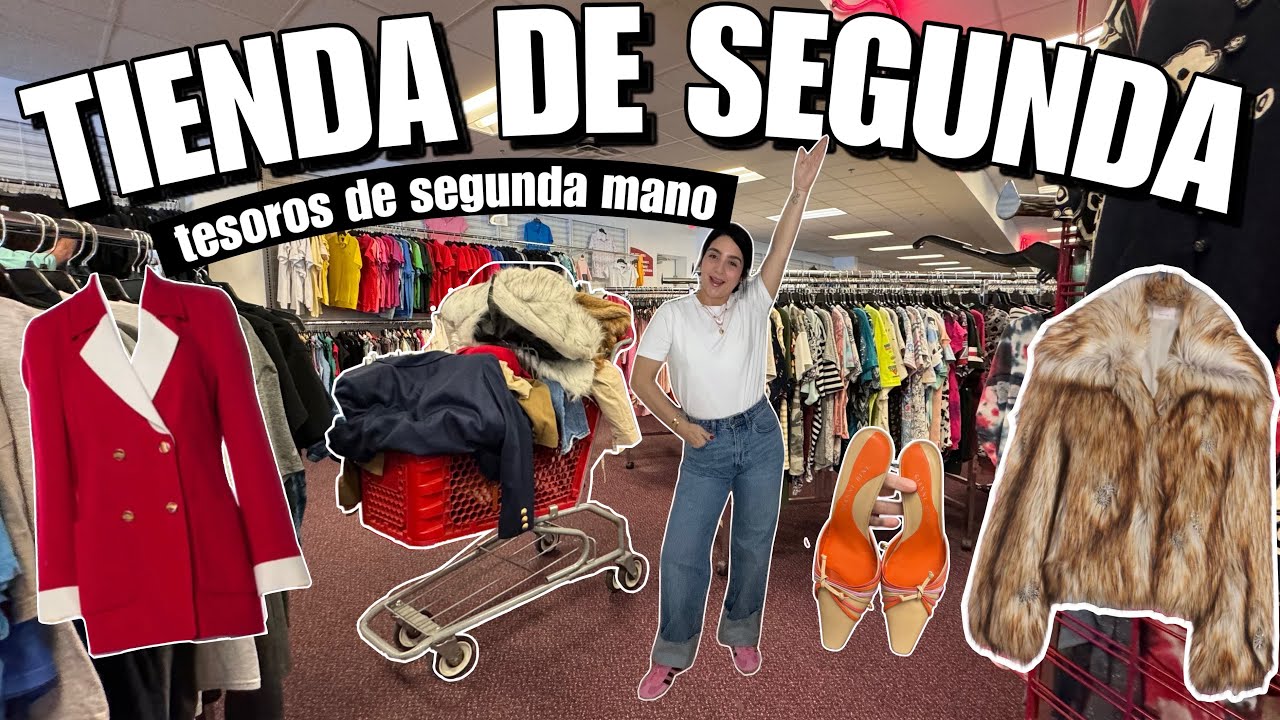 POR FIN ENCONTRÉ EL FUR COAT PERFECTO Y SUPER BARATO 😍TESOROS DE SEGUNDA MANO VINTAGE 😍 ROPA USADA