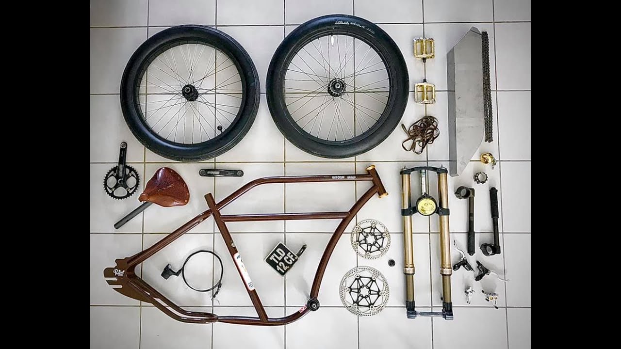 Rebuilt : Ruff Porucho café racer bicycle