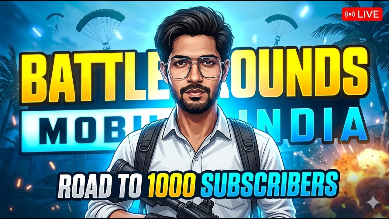 BGMI LIVE 🔴 Road to 1000 Subscribers | Support the Stream 💙 | Day 31 | @mustuplaysyt