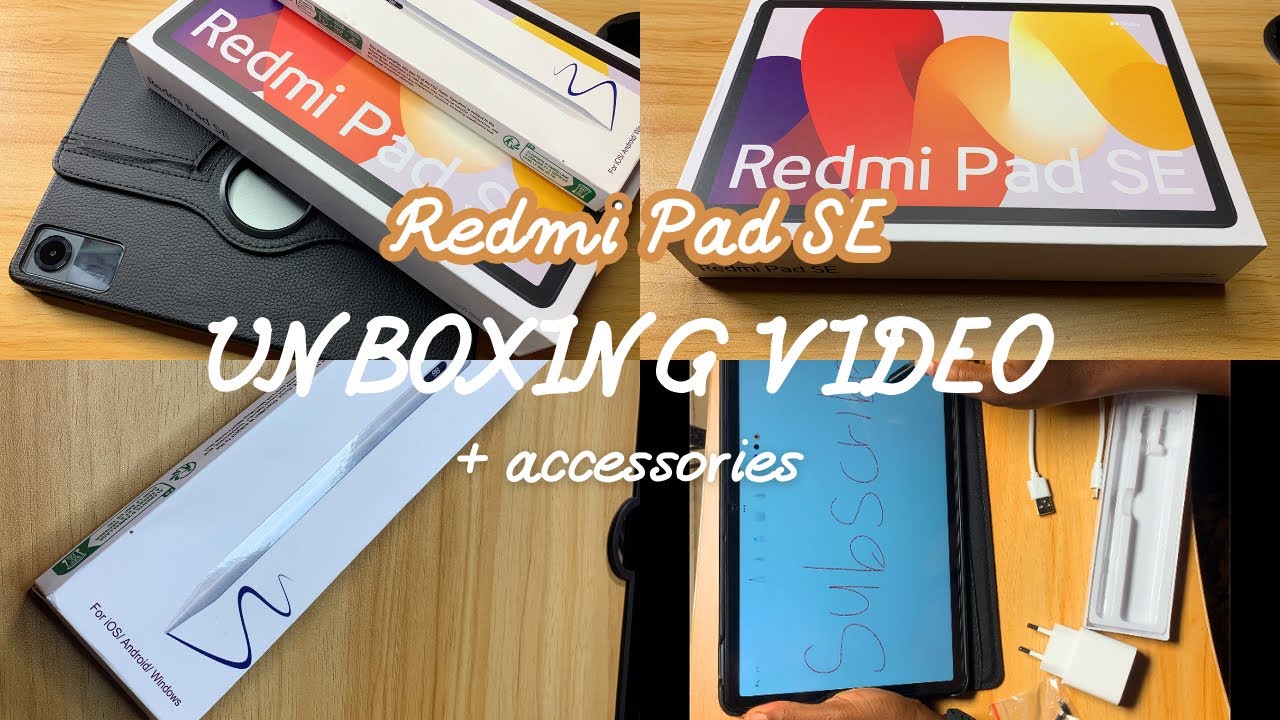 📦Unboxing Redmi Pad SE + accessories,Setting-up⚙️ #ipad #redmi #redmipad #tablet #unboxing