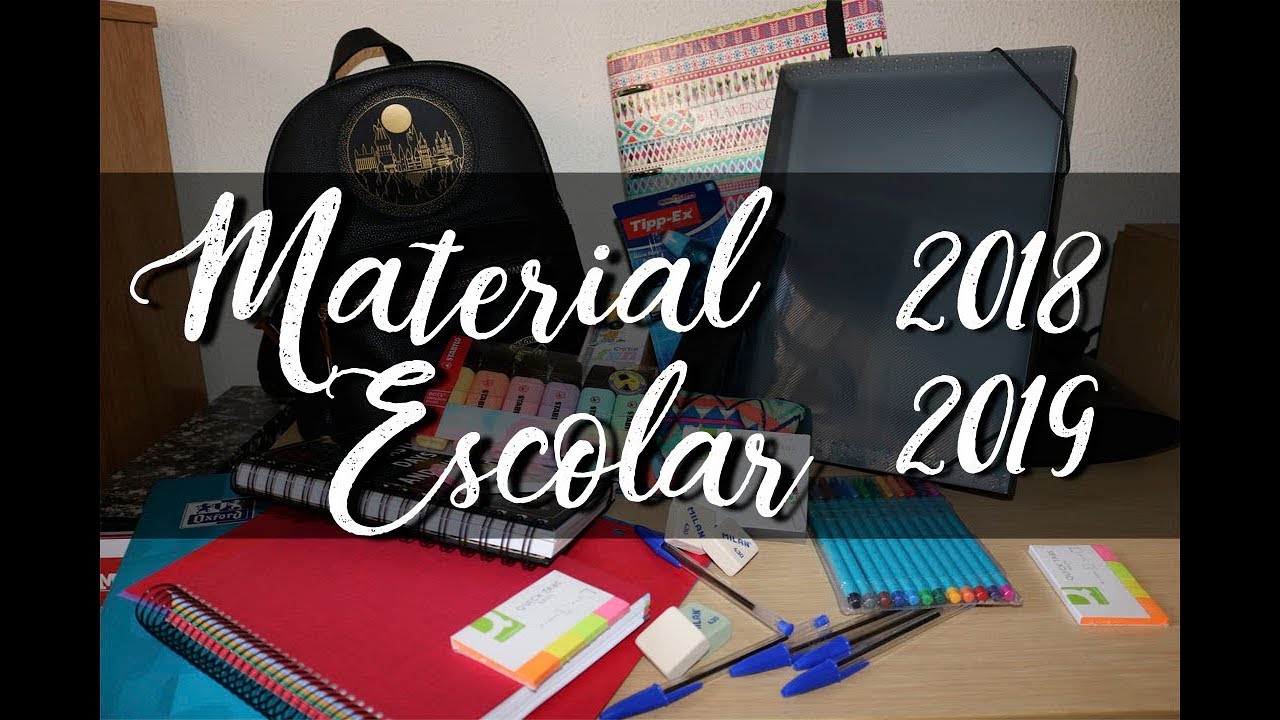 HAUL MATERIAL ESCOLAR 2018/2019 | Lady Riddle Black