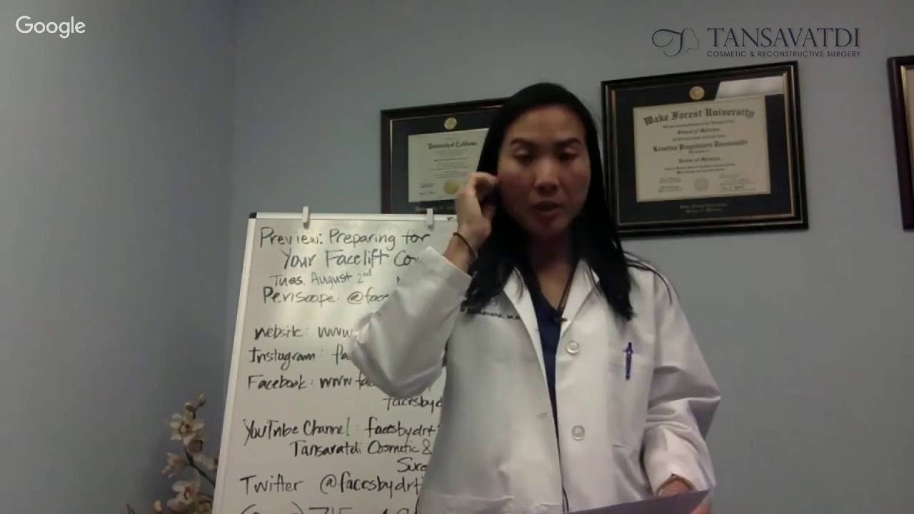Dr. Kristina Tansavatdi Talks: How To Prepare For Your First Facelift Consultation