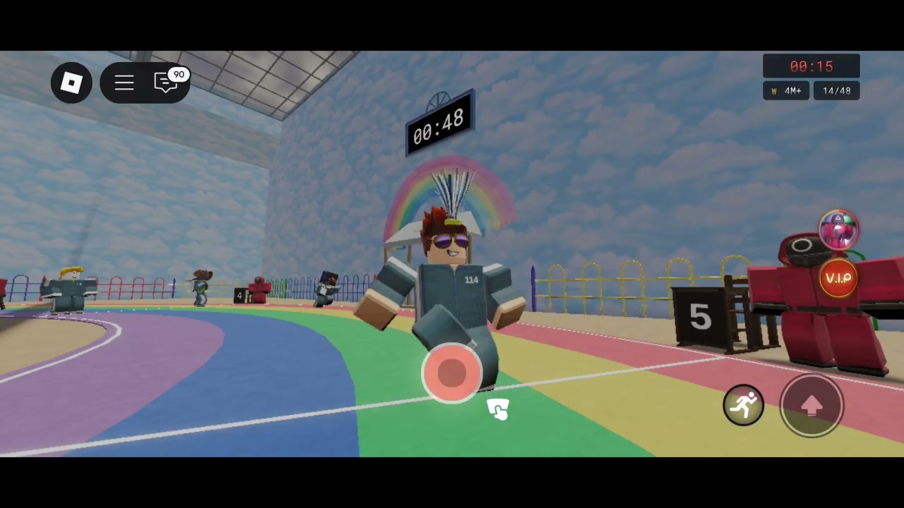 Played squid game in my brother's account 🎯