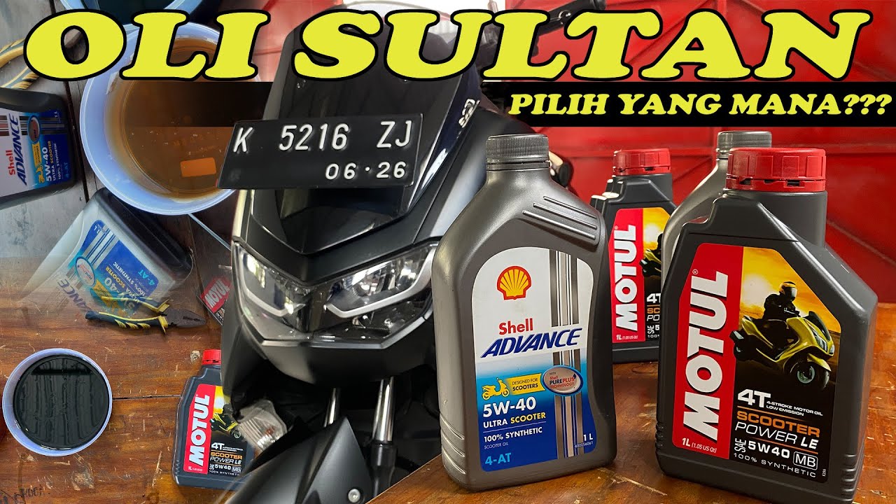 Review Oli Motul Scooter Power LE VS Shell Advance Ultra Scooter