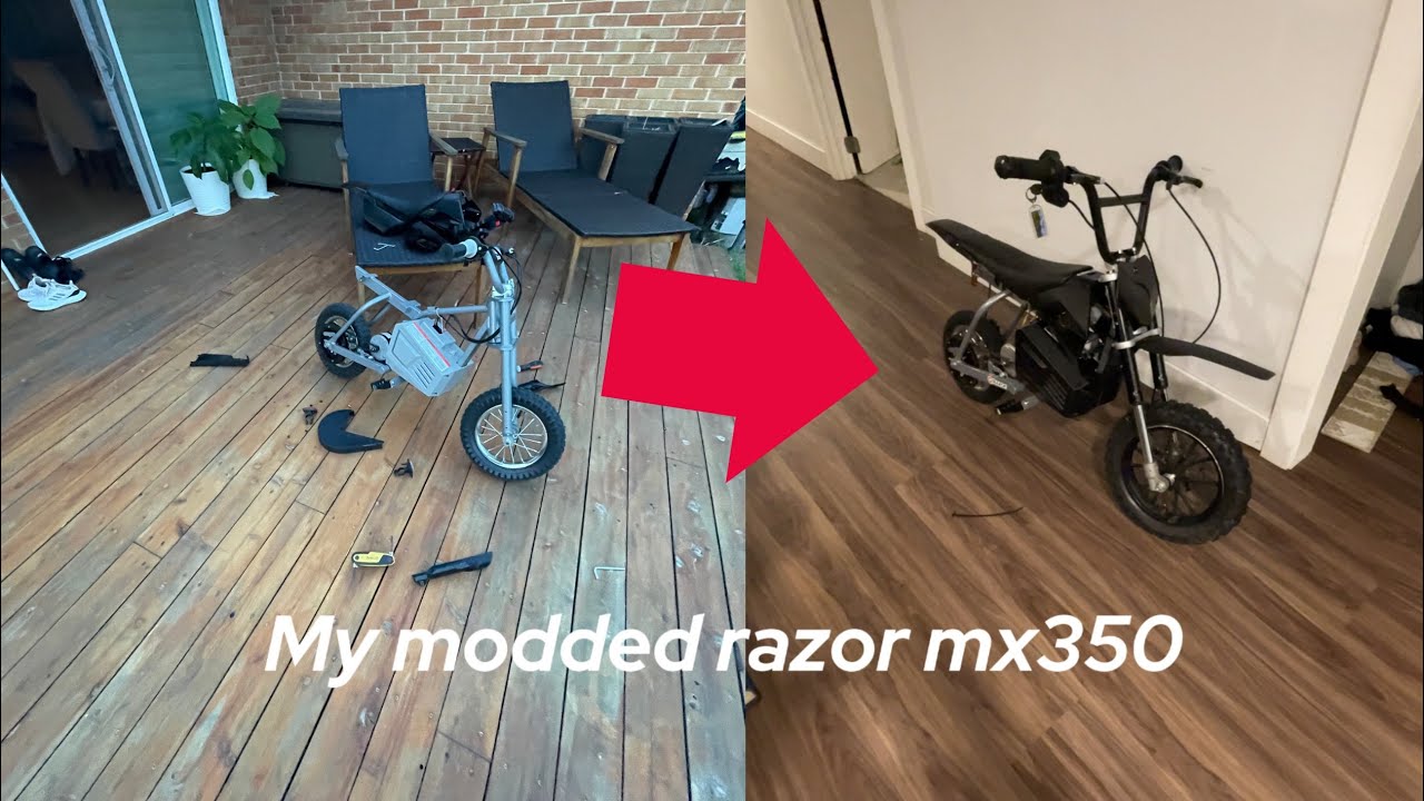 My modded razor mx350 journey!