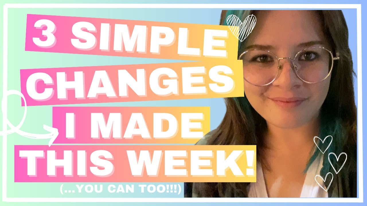 3 Simple Things I Did to Improve My Week! | Weekly Vlog