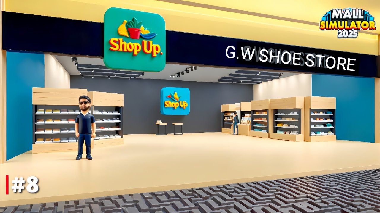 OPENING SHOES STORE IN MALL | MALL AND FAST FOOD SIMULATOR GAMEPLAY #8