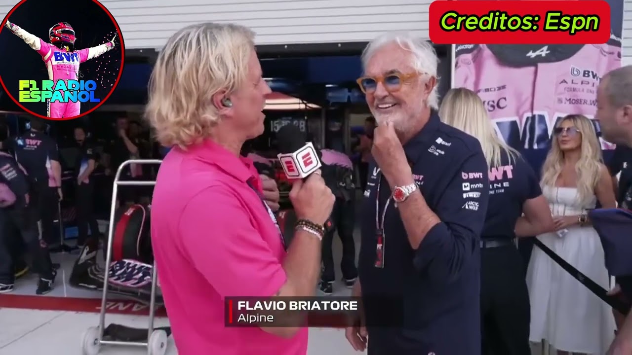 Flavio Briatore,  habló a Juan Fossaroli sobre Colapinto y el rol que tendrá en Imola. F1 radio