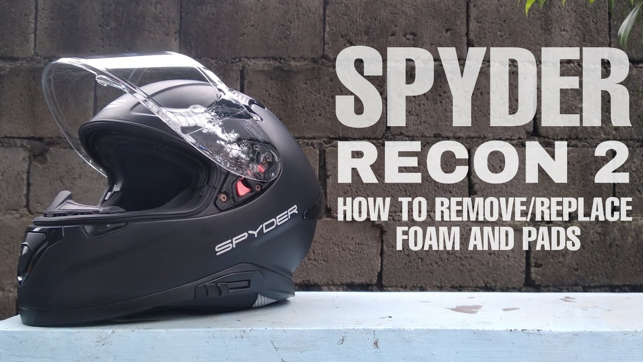 VLOG#67 Paano tanggalin ang foam at pads ng Spyder Recon 2 || Helmet pads removal/replacement
