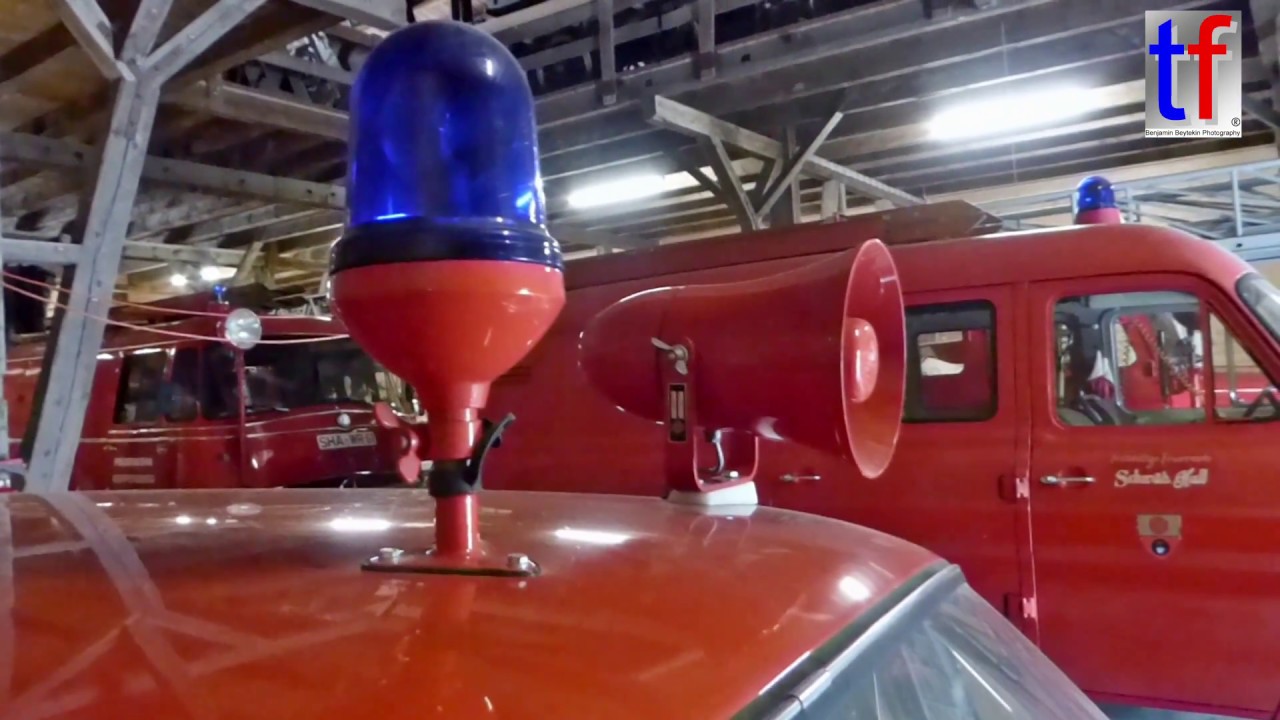 **VINTAGE Fire Trucks** Haller Feuerwehrmuseum Wackershofen, Germany, 14.04.2017.