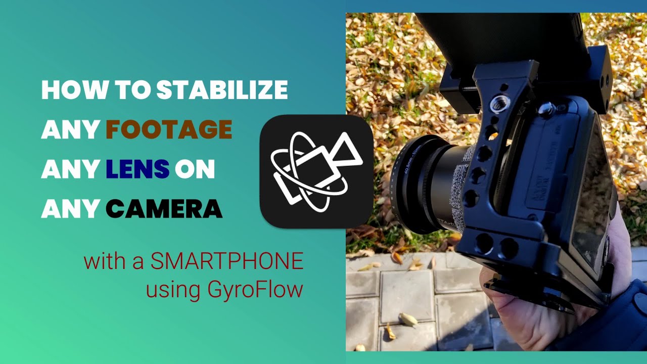 How to turn your old smartphone into a GyroFlow stabilization device | Video Stabilization Tutorial