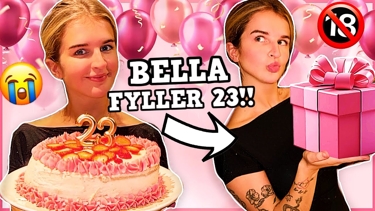 BELLA FYLLER 23 ÅR!!😭 Får massa presenter🎁🔞😏