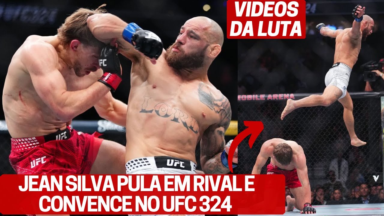 VIDEO LUTA: JEAN SILVA VENCE NO UFC 324 e JÁ SONHA COM CINTURÃO