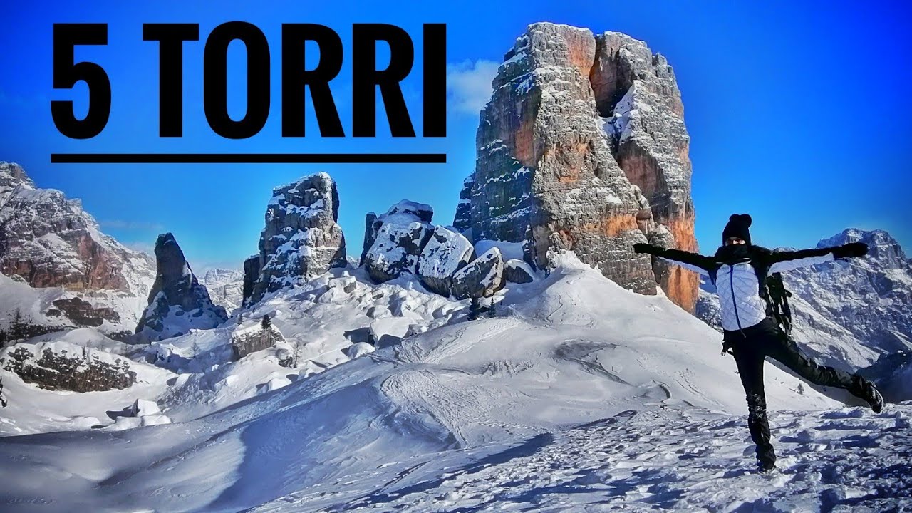 5 TORRI CON LE CIASPOLE - CORTINA D'AMPEZZO - PASSO FALZAREGO - RIFUGIO SCOIATTOLI