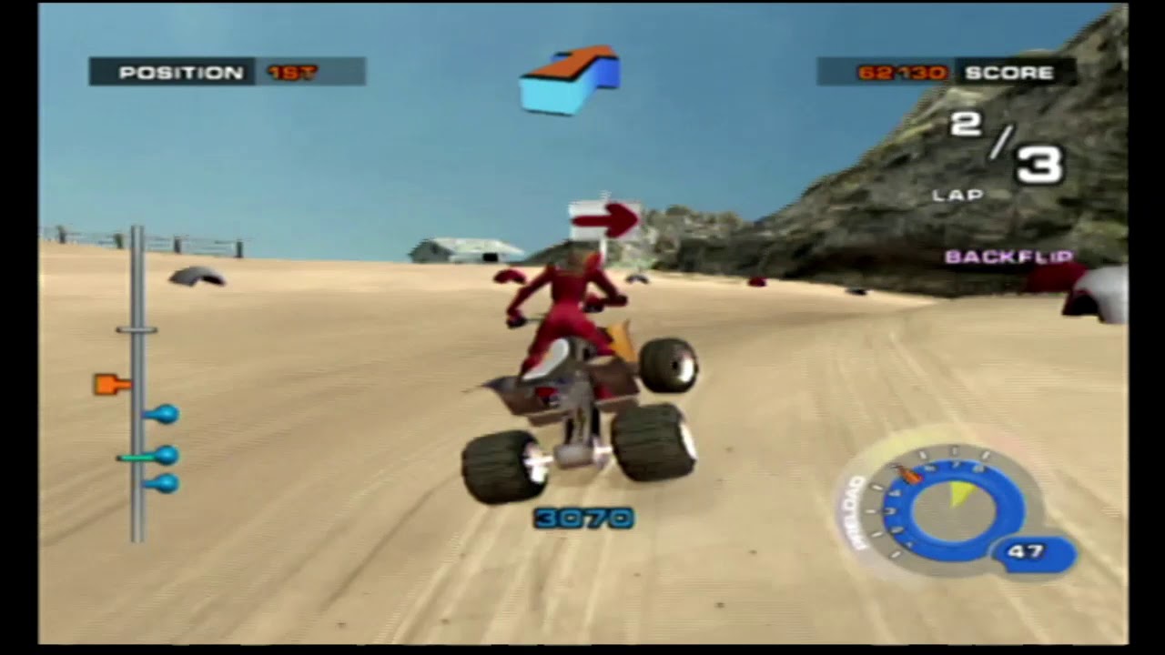 Atv 2 Quade power racing 100% Gameplay