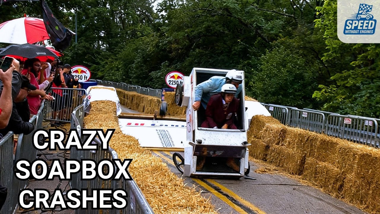 Soapbox Race CINCINNATI: Ultimate Crash Compilation #soapboxredbullrace