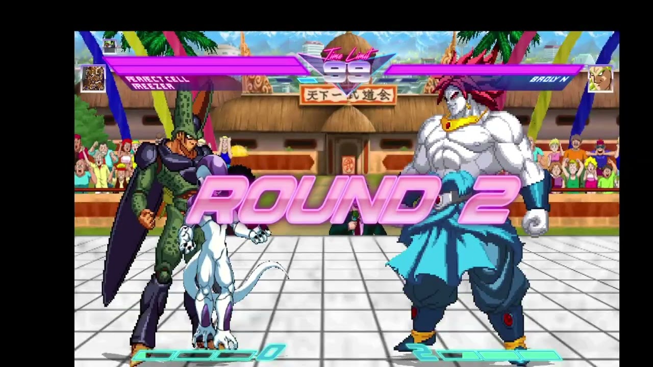 M.U.G.E.N  Perfect Cell & Frieza  VS Broly