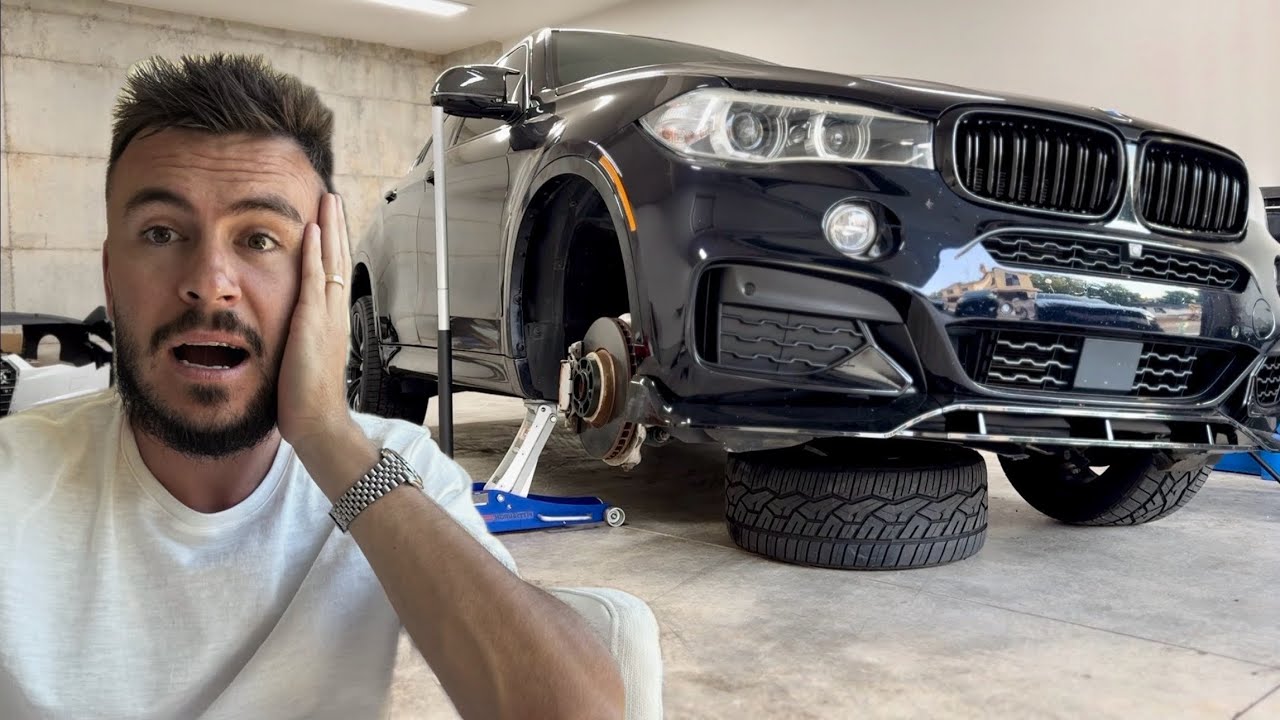 HOW TO REPLACE 2017 BMW X6 F16 FRONT LEFT BOTTOM CONTROL ARM