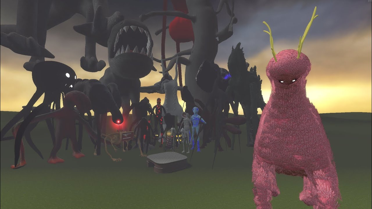 Garry's Mod Watchtower VS All Trevor Henderson Giants