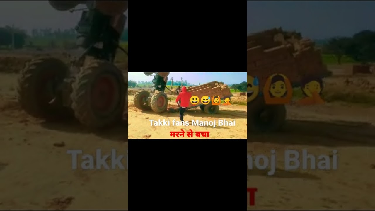 Takki fans Manoj Bhai   heavy driver Eicher tractor stuck video