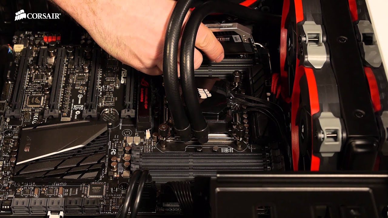 Graphite Series 760T system build with a Corsair Link lighting kit