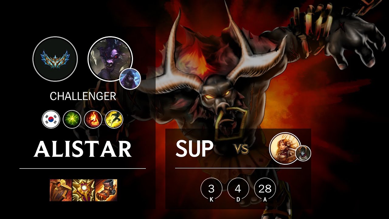 Alistar Support vs Leona - KR Challenger Patch 12.3