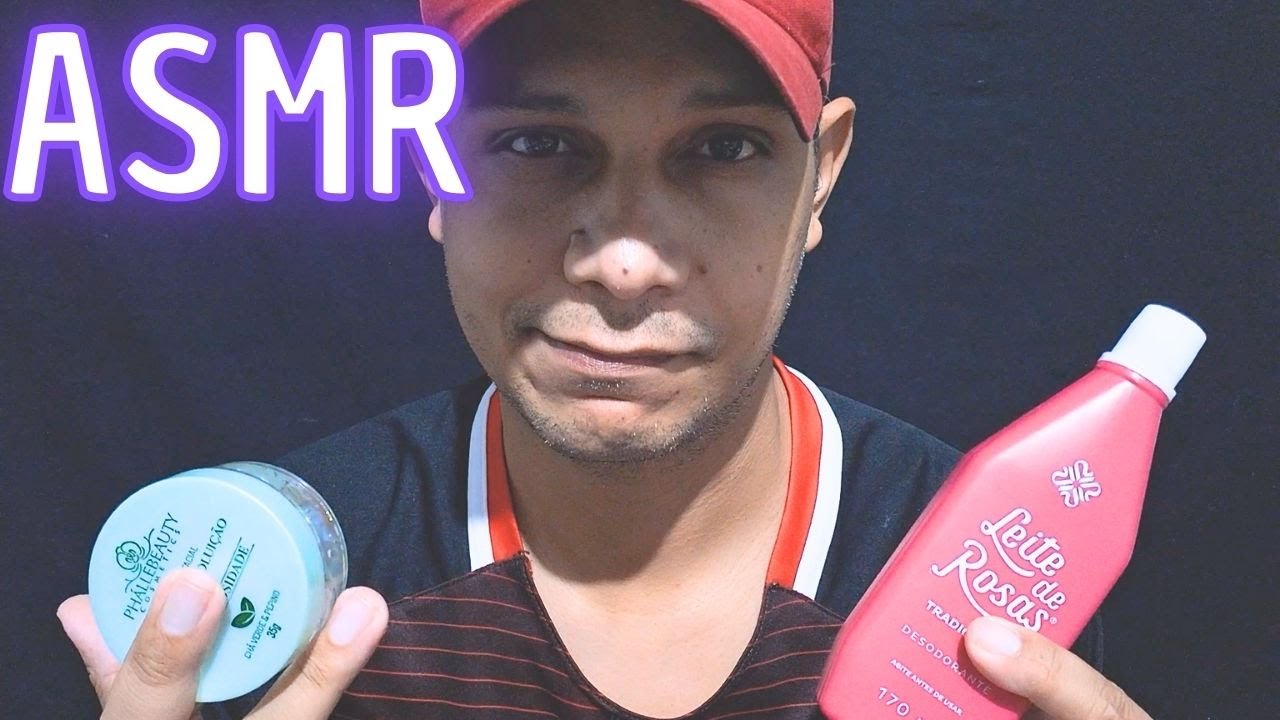 [ASMR] LIMPEZA DE PELE RELAXANTE E PINCEL NO ROSTO PARA DORMIR - SONS DE BOCA, ATENÇÃO PESSOAL