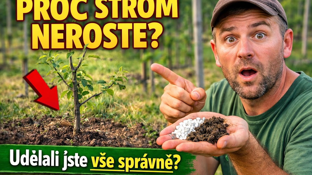 29/26 Stromek stojí a neroste? Jak jej správně přihnojit, aby se konečně rozjel!