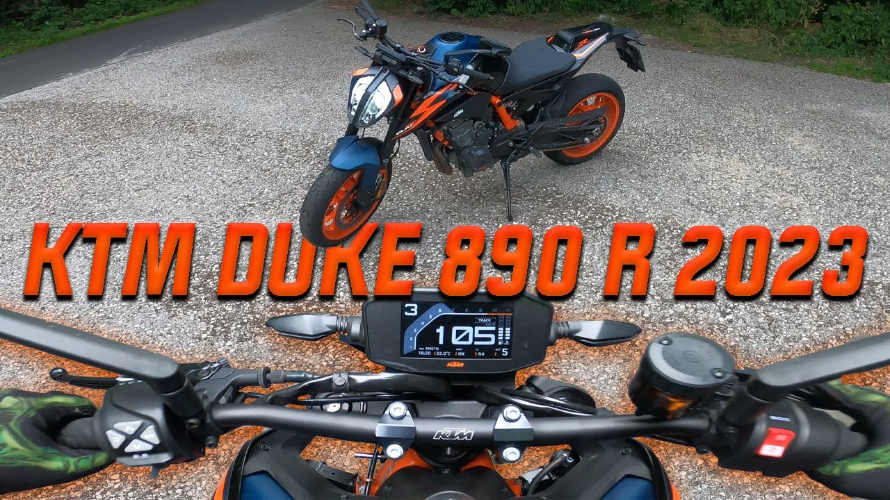 2023 KTM DUKE 890 R - Probefahrt + Soundcheck 🏍 (4K) #austria #duke890r #890
